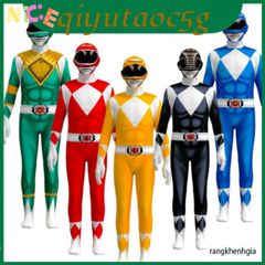 Bộ Trang Phục Cosplay Power Rangers cho Trẻ Em và Người Lớn - Đầm Siêu Anh Hùng Thời Trang Halloween và Tiệc Tùng