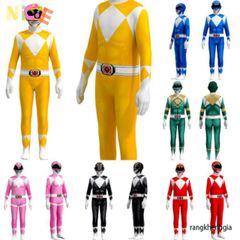 Bộ Trang Phục Cosplay Power Rangers cho Trẻ Em và Người Lớn - Đầm Siêu Anh Hùng Thời Trang Halloween và Tiệc Tùng