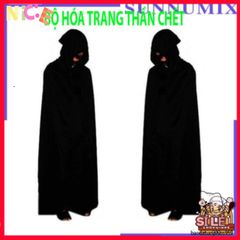 Bộ Đồ Hóa Trang Halloween Thiên Thần Tử Thần - Áo Choàng và Găng Tay Xương Kinh Dị, Trang Phục Dự Tiệc Độc Đáo cho Trẻ Em