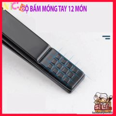Bộ Dụng Cụ Làm Đẹp 12 Món - Bộ Cắt Móng Tay Cao Cấp Bằng Thép Sang Trọng Trong Hộp Da Thời Trang