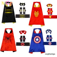 Áo Choàng Hai Lớp Ultraman Halloween Cho Trẻ Em - Trang Phục Siêu Anh Hùng Vui Nhộn, Quà Tặng Thú Vị Dành Cho Bé