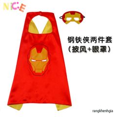 Áo Choàng Hai Lớp Ultraman Halloween Cho Trẻ Em - Trang Phục Siêu Anh Hùng Vui Nhộn, Quà Tặng Thú Vị Dành Cho Bé