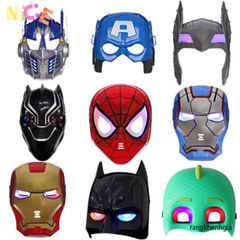 Mặt Nạ Hacker Phát Sáng LED Màu Sắc - Đồ Chơi Halloween Cosplay Cho Trẻ Em - Kỷ Niệm Hóa Trang Huyền Bí