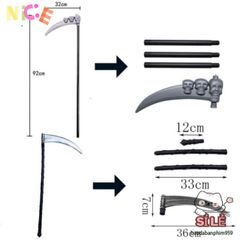Bộ Trang Phục Thần Chết Grim Reaper Halloween - Áo Choàng Đen Bí Ẩn, Găng Tay và Mặt Nạ Cosplay cho Tiệc Ma Quái