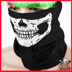 Bộ Trang Phục Thần Chết Grim Reaper Halloween - Áo Choàng Đen Bí Ẩn, Găng Tay và Mặt Nạ Cosplay cho Tiệc Ma Quái