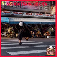 Bộ trang phục Cosplay Vô Diện Spirited Away - Halloween, Chất liệu Cao Cấp, Thời Trang Độc Đáo cho Fan Anime