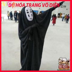 Bộ Trang Phục Cosplay Vô Diện Spirited Away - Hoá Trang Halloween Độc Đáo, Chất Liệu Cao Cấp, Nhiều Kích Cỡ