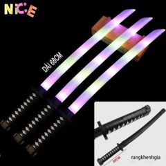 Kiếm Nhựa Katana Samurai Phát Sáng cho Trẻ Em - Đồ Chơi An Toàn Âm Thanh và Ánh Sáng - Quà Tặng Tuyệt Vời cho Bé Từ 3 Tuổi