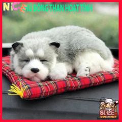 Thú Bông Khử Mùi Hình Chó Mèo Dễ Thương - Trang Trí Ô Tô & Bàn Làm Việc, Công Nghệ Than Hoạt Tính Nano Sạch Sẽ, Xinh Xắn