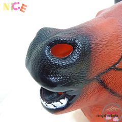 Mặt Nạ Halloween Con Bò Tót Màu Đen - Phụ Kiện Hóa Trang Độc Đáo Cho Tiệc Tùng, Lễ Hội, Video Trực Tuyến