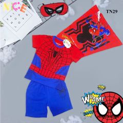 Bộ Trang Phục Siêu Anh Hùng Spider Man Cho Bé - Áo Choàng, Mặt Nạ & Quần Shorts Độc Đáo, Quà Tặng Sinh Nhật & Halloween