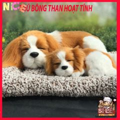 Thú Bông Cún Vàng Hoạt Tính - Khử Mùi & Lọc Không Khí Xe Ô Tô, Đồ Chơi Dễ Thương Cho Trẻ Em, Trang Trí Không Gian Sống