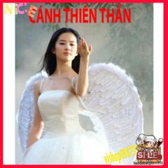 Cánh Lông Vũ COSPLAY Halloween - Phụ Kiện Hóa Trang Độc Đáo Cho Trẻ Em và Người Lớn - Màu Trắng, Đen, Đỏ