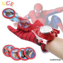 Bộ đồ hóa trang Spider-Man hoàn chỉnh - Áo choàng, mặt nạ LED, găng tay và đồ chơi siêu anh hùng cho trẻ em - Quà tặng sáng tạo thú vị