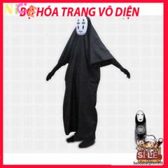 Set Trang Phục Vô Diện Cosplay Anime Nhật Bản - Áo Khoác Kèm Mặt Nạ & Phụ Kiện Độc Đáo cho Fan Thích Hóa Trang