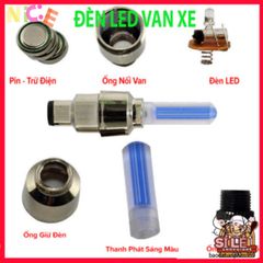 Bộ 2 Đèn Neon LED Gắn Van Xe Đạp - Đèn Chiếu Sáng Thông Minh An Toàn Cho Xe Máy & Ô Tô - Phụ Kiện Thể Thao Cá Tính