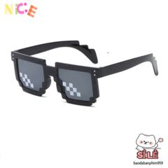 Kính Mát Thug Life Unisex - Phụ Kiện Thời Trang Pixel Hóa Độc Đáo Cho Nam Nữ, Tuyệt Vời Cho Tiệc Tùng và Sự Kiện