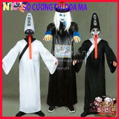 Bộ Đồ Hóa Trang Zombie Nam - Trang Phục Halloween Đen Huyền Bí, Phong Cách Thoải Mái cho Bữa Tiệc Hóa Trang