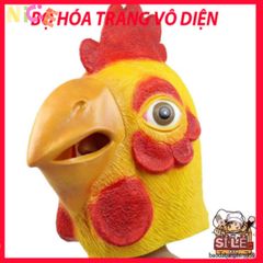 Mặt Nạ Gà Giả Kim Vàng Halloween - Thiết Kế Độc Đáo Hình Ếch Xanh Cho Tiệc Hóa Trang và Sự Kiện Thú Vị