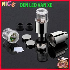 Đèn LED Chống Nước Gắn Van Bánh Xe - Ánh Sáng Trang Trí An Toàn Cho Xe Đạp, Xe Máy, Ô Tô - Phụ Kiện Lốp Xe Tối Ưu