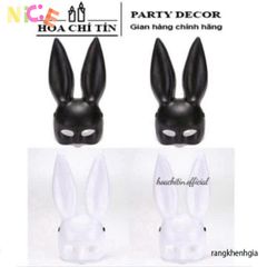 Mặt Nạ Thỏ Bunny Dài Tai - Khẩu Trang An Toàn Cho Tiệc Hóa Trang & Sự Kiện Halloween 2024 - Phong Cách Vui Nhộn