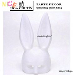 Mặt Nạ Thỏ Bunny Dài Tai - Khẩu Trang An Toàn Cho Tiệc Hóa Trang & Sự Kiện Halloween 2024 - Phong Cách Vui Nhộn