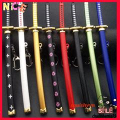 Móc Khóa Kim Loại Zoro One Piece - Thiết Kế Kiếm Katana Titan Không Gỉ, Quà Tặng Độc Đáo Cho Fan Anime Nhật Bản