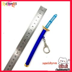 Móc Khóa Kim Loại Zoro One Piece - Thiết Kế Kiếm Katana Titan Không Gỉ, Quà Tặng Độc Đáo Cho Fan Anime Nhật Bản