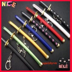 Móc Khóa Kim Loại Zoro One Piece - Thiết Kế Kiếm Katana Titan Không Gỉ, Quà Tặng Độc Đáo Cho Fan Anime Nhật Bản