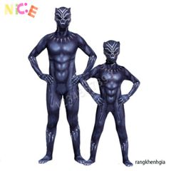 Bộ Trang Phục Cosplay Black Panther cho Nam và Trẻ Em - Siêu Anh Hùng Nội Chiến Captain America, Hóa Trang Halloween, Tiệc Chủ Đề