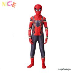 Bộ Hóa Trang Người Nhện Bodysuit - Trang Phục Cosplay Siêu Nhân Dành Cho Trẻ Em Và Người Lớn, Vải Lụa Mềm Mại, Nhiều Kích Thước