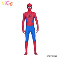 Bộ Hóa Trang Người Nhện Bodysuit - Trang Phục Cosplay Siêu Nhân Dành Cho Trẻ Em Và Người Lớn, Vải Lụa Mềm Mại, Nhiều Kích Thước