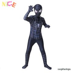 Bộ Hóa Trang Người Nhện Bodysuit - Trang Phục Cosplay Siêu Nhân Dành Cho Trẻ Em Và Người Lớn, Vải Lụa Mềm Mại, Nhiều Kích Thước