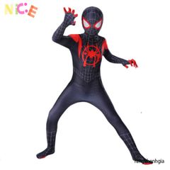 Bộ Hóa Trang Người Nhện Bodysuit - Trang Phục Cosplay Siêu Nhân Dành Cho Trẻ Em Và Người Lớn, Vải Lụa Mềm Mại, Nhiều Kích Thước