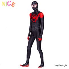 Bộ Hóa Trang Người Nhện Bodysuit - Trang Phục Cosplay Siêu Nhân Dành Cho Trẻ Em Và Người Lớn, Vải Lụa Mềm Mại, Nhiều Kích Thước