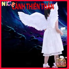 Cánh Lông Vũ Trẻ Em - Phụ Kiện Hóa Trang Thiên Thần Dễ Thương Cho Sinh Nhật, Giáng Sinh Và Lễ Hội
