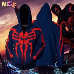 Áo Khoác 3D Spider-Man Marvel Kèm Mũ Độc Đáo - Thời Trang Nữ Siêu Anh Hùng Cho Fans Marvel