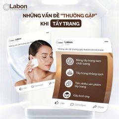 Bông Tẩy Trang Labon 240 Miếng 100% Cotton Tự Nhiên - Mềm Mịn, Thân Thiện Với Da Nhạy Cảm, Dùng Tẩy Trang, Thoa Toner, Đắp Lotion Mask