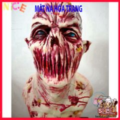 Mặt Nạ Zombie Máu Đỏ Halloween - Phụ Kiện Cosplay Kinh Dị Hoàn Hảo Cho Tiệc Tùng và TikTok