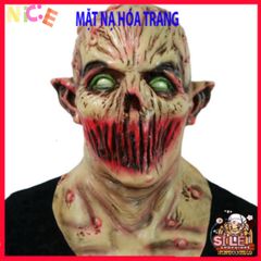 Mặt Nạ Zombie Máu Đỏ Halloween - Phụ Kiện Cosplay Kinh Dị Hoàn Hảo Cho Tiệc Tùng và TikTok