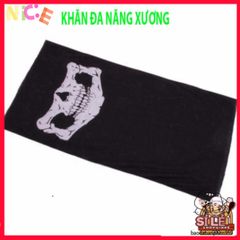 Khẩu Trang Đa Năng Hình Đầu Lâu Xương - Vải Lanh Thoáng Mát 50cm, Phong Cách Thời Trang Dành Cho Những Cuộc Phiêu Lưu Ngoài Trời