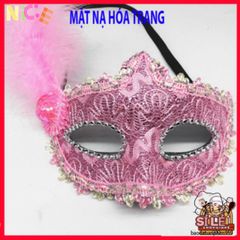 Mặt Nạ Dự Hội Lông Vũ Kiểu Công Chúa - Phụ Kiện Thời Trang Cho Halloween, Valentine, Lễ Hội Giáng Sinh và Bữa Tiệc Hóa Trang