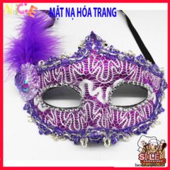 Mặt Nạ Dự Hội Lông Vũ Kiểu Công Chúa - Phụ Kiện Thời Trang Cho Halloween, Valentine, Lễ Hội Giáng Sinh và Bữa Tiệc Hóa Trang