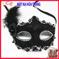 Mặt Nạ Dự Hội Lông Vũ Kiểu Công Chúa - Phụ Kiện Thời Trang Cho Halloween, Valentine, Lễ Hội Giáng Sinh và Bữa Tiệc Hóa Trang