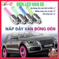 Bộ Đèn LED Gắn Bánh Xe Đạp - Đèn Neon Phát Sáng An Toàn Cho Xe Đạp, Ô Tô, Xe Máy - Combo 2 Đèn Nắp Van Sống Động