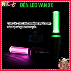Bộ Đèn LED Gắn Bánh Xe Đạp - Đèn Neon Phát Sáng An Toàn Cho Xe Đạp, Ô Tô, Xe Máy - Combo 2 Đèn Nắp Van Sống Động
