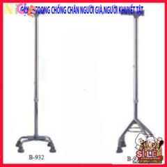 Gậy Chống 3-4 Chân Cho Người Già - Bền Bỉ, An Toàn và Có Thể Điều Chỉnh, Hỗ Trợ Tăng Cường Di Chuyển Cho Người Cao Tuổi