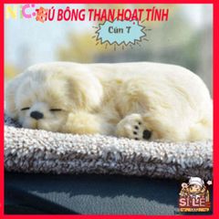 Thú Nhồi Bông Chó Than Hoạt Tính - Khử Mùi Ô Tô & Trang Trí Không Gian Làm Việc - Quà Tặng Dễ Thương Cho Gia Đình