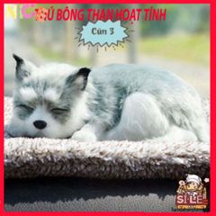 Thú Nhồi Bông Chó Than Hoạt Tính - Khử Mùi Ô Tô & Trang Trí Không Gian Làm Việc - Quà Tặng Dễ Thương Cho Gia Đình