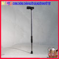 Gậy Tập Đi 4 Chân INOX Điều Chỉnh Chiều Cao - Dụng Cụ Hỗ Trợ Di Chuyển An Toàn, Bền Bỉ Cho Người Già và Người Khuyết Tật